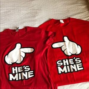 Couples Disney/Mickey Tee Shirts